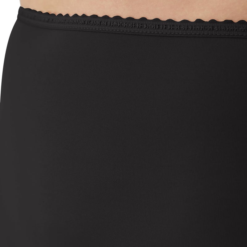 Bali Womens Skimp Skamp Panty, Smoothing Stretch Underwear, Df2633 Briefs, Black, 11 US - Image 4